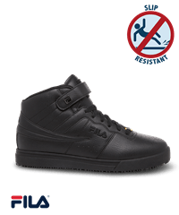 FILA Vulc 13 Velcro Black Men's Strap Nursing Boots