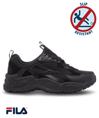 FILA Memory Black Lateshift SR WP Men's Athletic Nursing Shoes