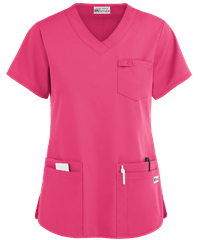 Style # 303: FUCHSUA Best Buy Scrubs Women's 5-Pocket V-Neck Top