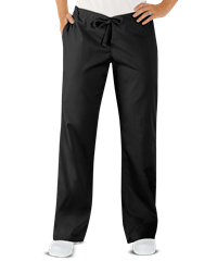 Style # 33: BLACKUA Best Buy Scrubs Women's 3-Pocket Moderate Flare Leg Drawstring Pants