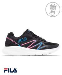 Fila Memory Cryptostride Electric Blue Lemonade/Knockout Pink Women's Athletic Nursing Shoes