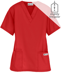 Style # 61: REDUA Best Buy Scrubs Women's 3-Pocket V-Neck Top **Slightly IRREGULAR**