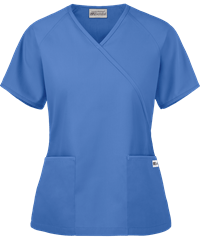Style # 668: CEILUA Best Buy Scrubs Women's 2-Pocket Mock Wrap Top