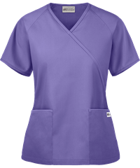 Style # 668: DALILUA Best Buy Scrubs Women's 2-Pocket Mock Wrap Top