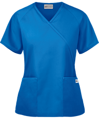 Style # 668: MARINUA Best Buy Scrubs Women's 2-Pocket Mock Wrap Top