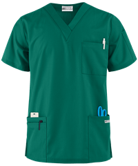 Style # 705: HUNTEUA Best Buy Scrubs Men's 5-Pocket V-Neck Top