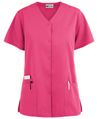 Style # 91: FUCHSUA Best Buy Scrubs Women's 3-Pocket Snap Front Top