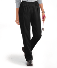 Style # 978: BLACKUA Best Buy Scrubs Women's 3-Pocket Elastic Waist Tapered Pants