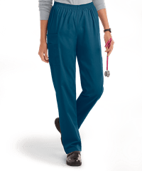 Style # 978: CARIBUA Best Buy Scrubs Women's 3-Pocket Elastic Waist Tapered Pants