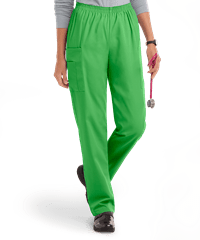 Style # 978: GEGREUA Best Buy Scrubs Women's 3-Pocket Elastic Waist Tapered Pants