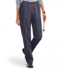 Style # 978: GRANIUA Best Buy Scrubs Women's 3-Pocket Elastic Waist Tapered Pants