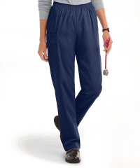Style # 978: NAVYUA Best Buy Scrubs Women's 3-Pocket Elastic Waist Tapered Pants