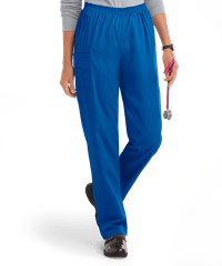 Style # 978: ROYALUA Best Buy Scrubs Women's 3-Pocket Elastic Waist Tapered Pants