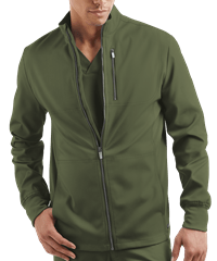 UA Butter-Soft STRETCH Men's 4-Pocket Zip Front Scrub Jacket