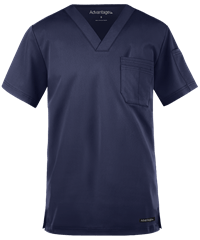 Style # AB799: NAVYUA Advantage STRETCH Men's 2-Pocket V-Neck Scrub Top