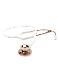 ADC Adscope 603 Clinician Rose Gold/ White Stainless Steel Stethoscope 