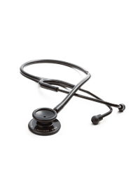 ADC Adscope 603 Clinician Tactical Black Stainless Steel Stethoscope