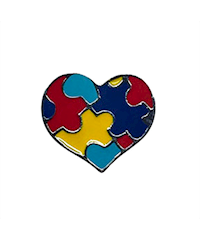 C&C Sweden Autism Heart Nursing Clog Charm