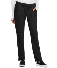 Style # BJ700: BLACKBetsey Johnson Buttercup Women's 6-Pocket Drawstring Scrub Pants