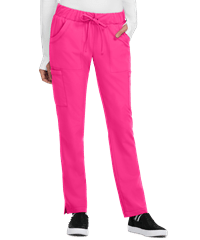 Style # BJ700: FLAMIBetsey Johnson Buttercup Women's 6-Pocket Drawstring Scrub Pants
