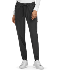 Style # BJ703: BLACKBetsey Johnson Aster Women's 6-Pocket Cargo Jogger Scrub Pants