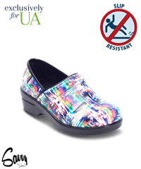 UA Exclusive Savvy Brandy City Lights Women's Slip Resistant Nursing Shoes