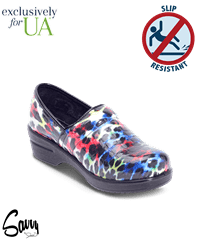 UA Exclusive Savvy Brandy Neon Kitty Women's Slip Resistant Nursing Shoes