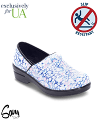 UA Exclusive Savvy Brandy Painted Bubbles Women's Slip Resistant Nursing Shoes