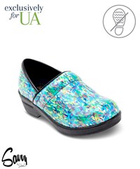 **UA Exclusive** Savvy Brandy Exclusive Watercolor Fish Women's Patent Nursing Shoe
