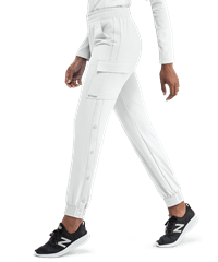 BSM Eos Women's 5-Pocket Jogger PETITE STRETCH Scrub Pants
