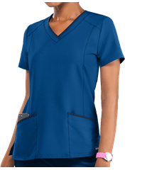 BSM Maia Women's 3-Pocket V-Neck STRETCH Scrub Top