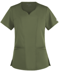 UA Butter-Soft STRETCH Women's 4-Pocket Sweetheart Neck Scrub Top