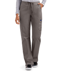 Style # BSS347: COGREUA Butter-Soft STRETCH Women's 9-Pocket Drawstring w/ Back Elastic Scrub Pants