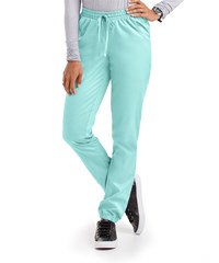Style # BSS349: AQMOOUA Butter-Soft STRETCH Women's 5-Pocket Jogger Scrub Pants