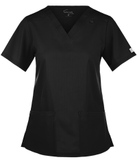 Style # BSS362: BLACKUA Butter-Soft STRETCH Women's 3-Pocket V-Neck Scrub Top