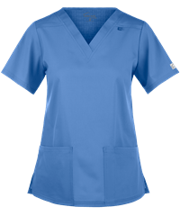 Style # BSS362: CEILUA Butter-Soft STRETCH Women's 3-Pocket V-Neck Scrub Top