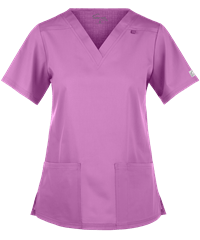 Style # BSS362: ORCHIUA Butter-Soft STRETCH Women's 3-Pocket V-Neck Scrub Top