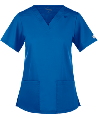 Style # BSS362: RROYUA Butter-Soft STRETCH Women's 3-Pocket V-Neck Scrub Top