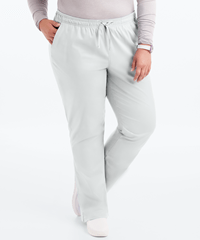 UA Butter-Soft STRETCH Women's 6-Pocket PETITE Plus Size Elastic Drawstring Scrub Pants