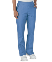Style # BSS476: CEILUA Butter-Soft STRETCH Women's 2-Pocket Flat Front w/ Back Elastic Scrub Pants