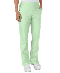 Style # BSS476: SOFMIUA Butter-Soft STRETCH Women's 2-Pocket Flat Front w/ Back Elastic Scrub Pants