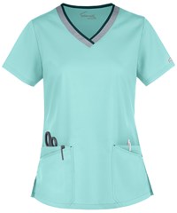 UA Butter-Soft STRETCH Women's 4-Pocket Active Rounded V-Neck Scrub Top