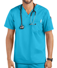UA Butter-Soft STRETCH Men's 4-Pocket V-Neck Scrub Top