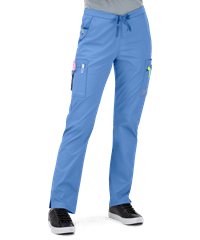 Style # BSS587: CEILUA Butter-Soft STRETCH Women's 11-Pocket Drawstring Scrub Pants
