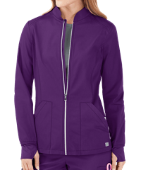 UA Butter-Soft STRETCH Women's 3-Pocket Zip Front Scrub Jacket