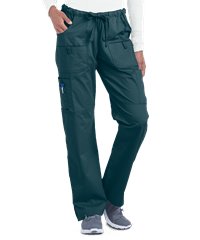 Style # BSS696: CARIBUA Butter-Soft STRETCH Women's 8-Pocket Drawstring Scrub Pants