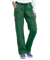 Style # BSS696: HUNTEUA Butter-Soft STRETCH Women's 8-Pocket Drawstring Scrub Pants