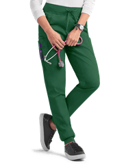 Style # BSS708T: HUNTEUA Butter-Soft STRETCH Women's 4-Pocket TALL Cargo Jogger Scrub Pants