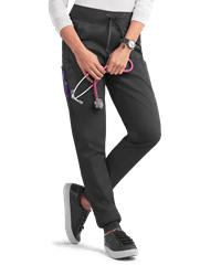 Style # BSS708: BLACKUA Butter-Soft STRETCH Women's 4-Pocket Cargo Jogger Scrub Pants