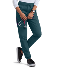 Style # BSS708: CARIBUA Butter-Soft STRETCH Women's 4-Pocket Cargo Jogger Scrub Pants
